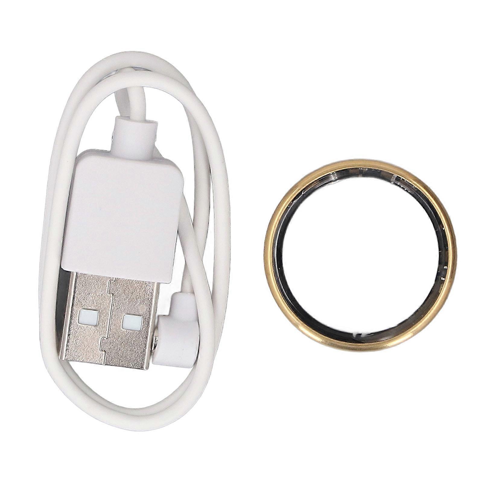 Smart Fitness Bague Alliage Titane Photo Clicker Vidéo Défilement 50M Imperméable Léger Sports Bague Or 10