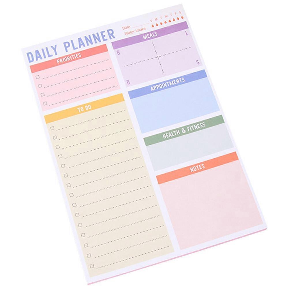 1 Book Multi-function Message Pads Daily Use Memo Pads Portable Note Home Supply