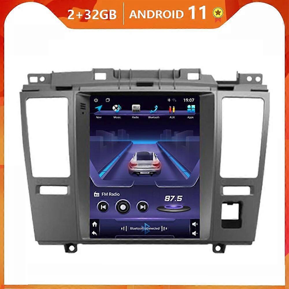 9,7 pouces Android 11 Écran vertical Tesla style Voiture GPS Radio Navigation Multimédia Lecteur MP5 pour Nissan Tiida 2004-2013