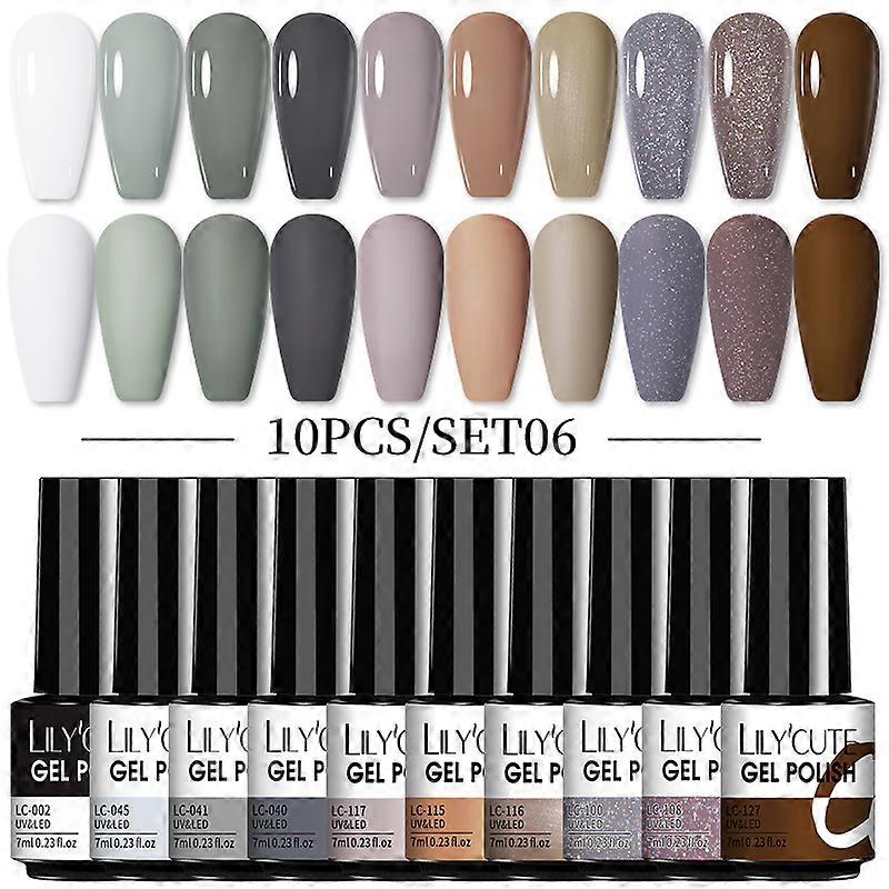 LIToxic-Ensemble de Verhritage Ongles Gel Semi-Continu, Hybride, Base, Top Coat, Soak Off, UV, LED, Verhritage, Circte, 7ml, 256