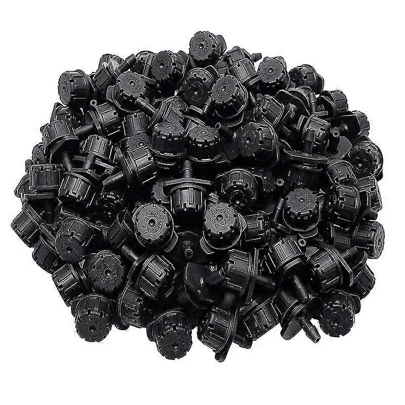 150pcs ρυθμιζόμενοι ψεκαστήρες στάγδην άρδευσης 1/4 ίντσα πομπός στάγδην μίνι στάγδην άρδευση Spri