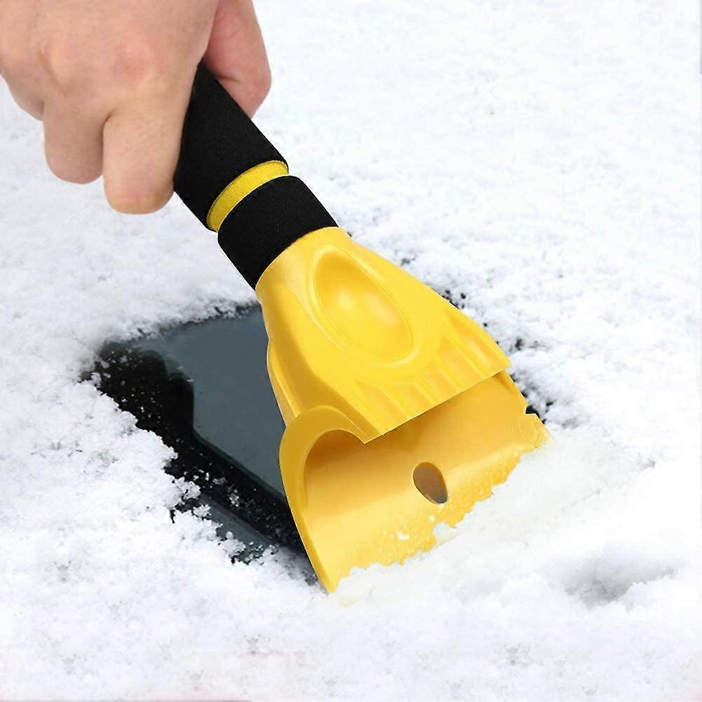 Ice scraper for car windshield scraper with non-slip comfort soft grip