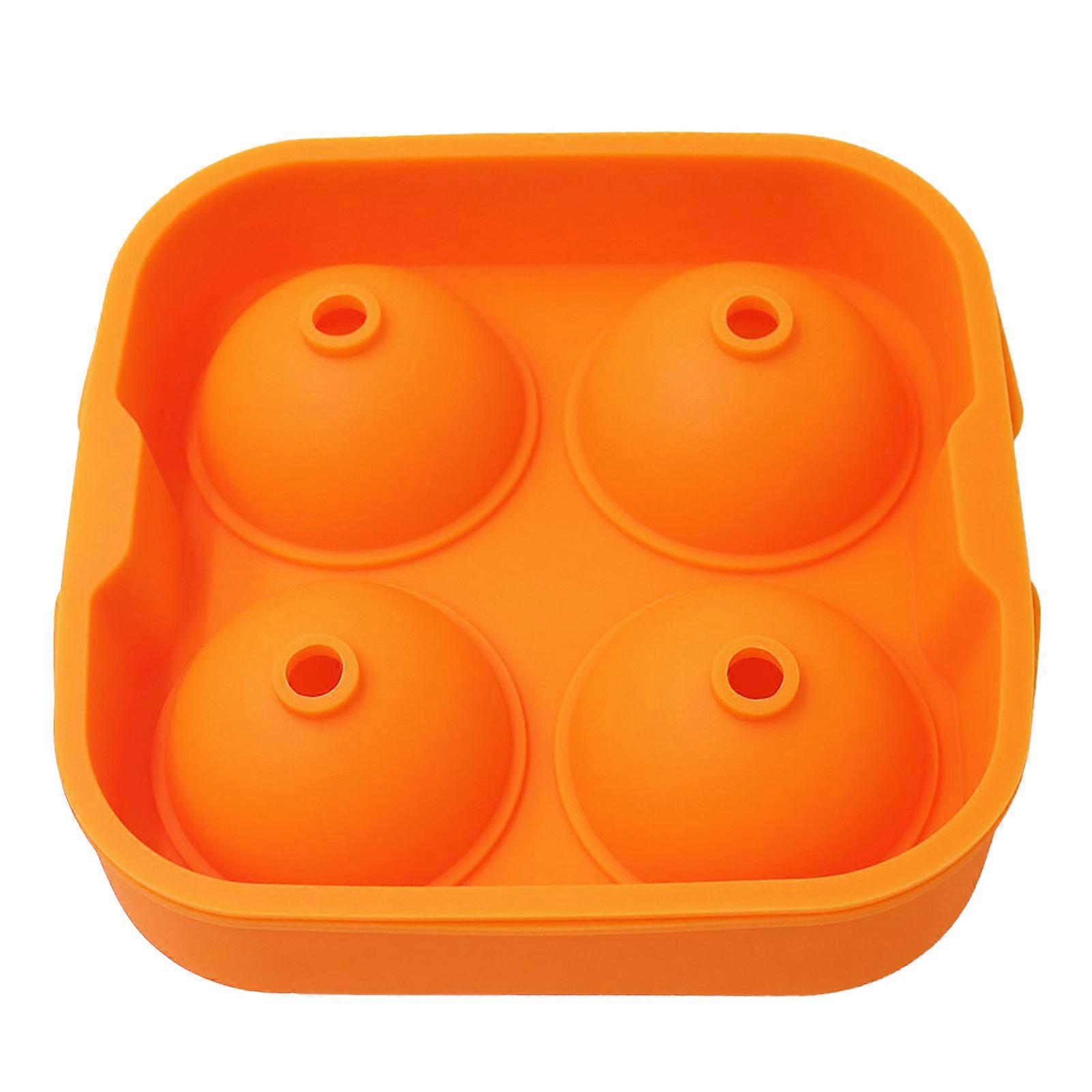 Ice Cube Maker Eco-friendly Low Temperature Resistant Silicone Ice Ball Cube Mold Tray for Home