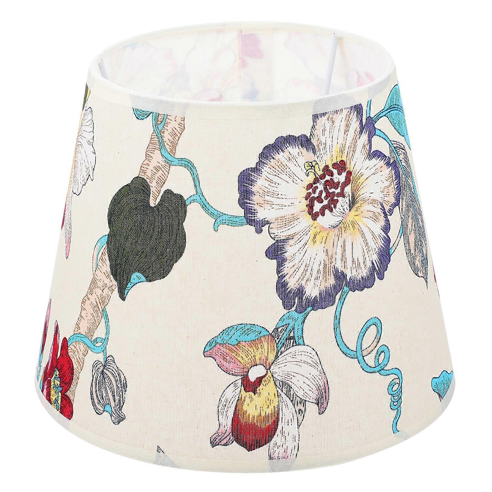 Cloth Craft Lampshade Accessory Home Light Cover Lamp Cover Decor Accessory Random Pattern
