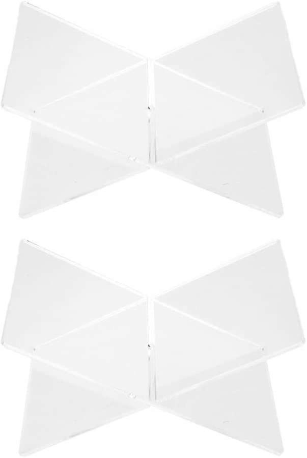 2pcs X- Model Acrylic Book Holder
