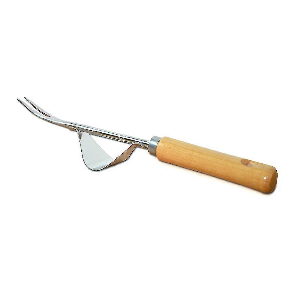 Stainless Steel Hand Weeder Weeds Digging Puller Forked Head Weeds Remove Shovel