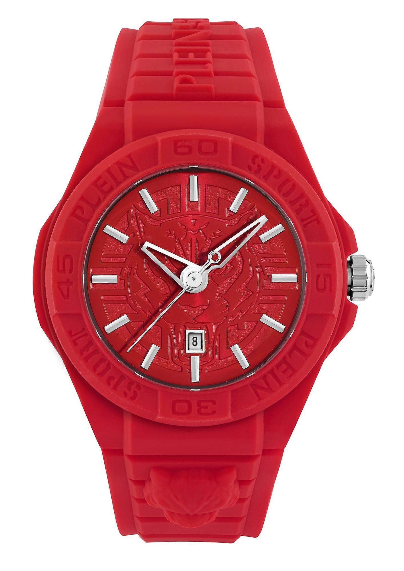 Plein Sport Unisex Watch Analog Quartz NEW FEARLESS Red PSHDA0224 Silicone