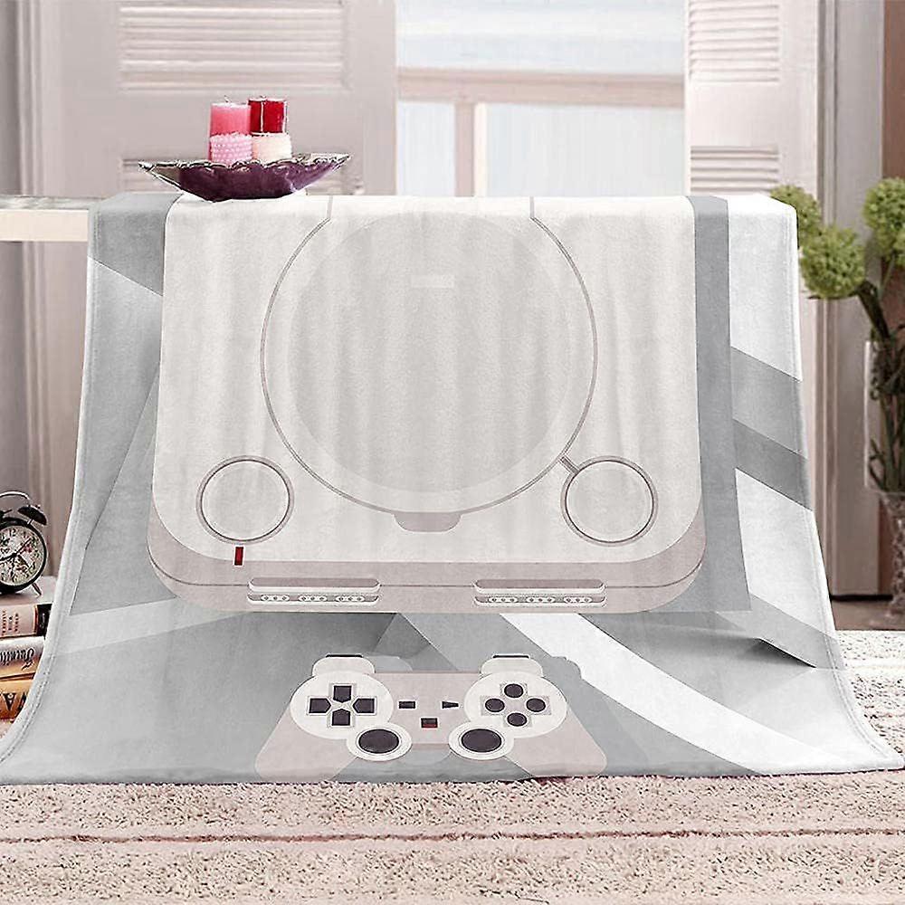 Flannel Blanket Game Projector Printing Soft and Comfortable Bed-Layer Blanket, Sofa Coververs - Easy to Care 135*200 CM