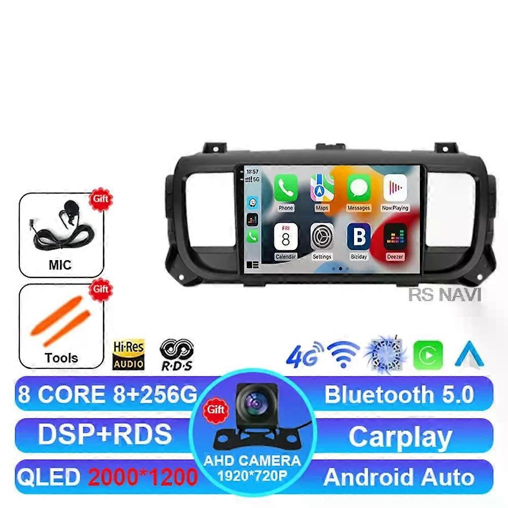 Android 14 カーラジオ シトロエン ジャンピー III 3 スペースツアラー 1 プジョー エキスパート 3 2016 - 2021 2din DVD BT 5G Wifi マルチメディア GPS