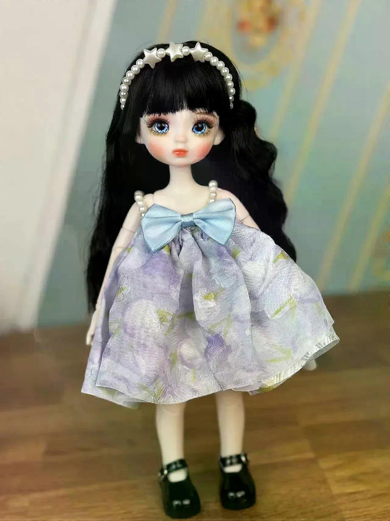 دمية حلوة 1/6 دمية Bjd دمية مكياج مصنوعة يدويا 30 سم دمى الأميرة للفتيات هدية عيد ميلاد ابنة