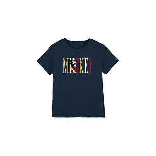 Disney Childrens/Kids Mickey Mouse Multicolour Name T-Shirt