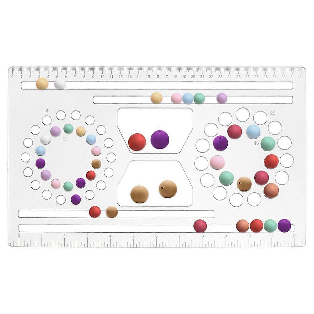 Custom Acrylic Measuring Tools Rectangle Clear 20x33x0.4cm
