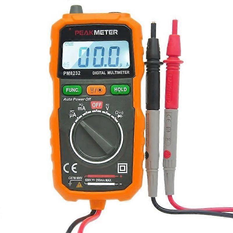PEAKMETER PM8232 Non-contact Mini Digital Multimeter DC AC Current Voltage Tester