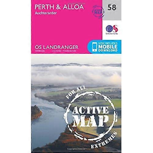 Perth & Alloa, Auchterarder (OS Landranger Map)