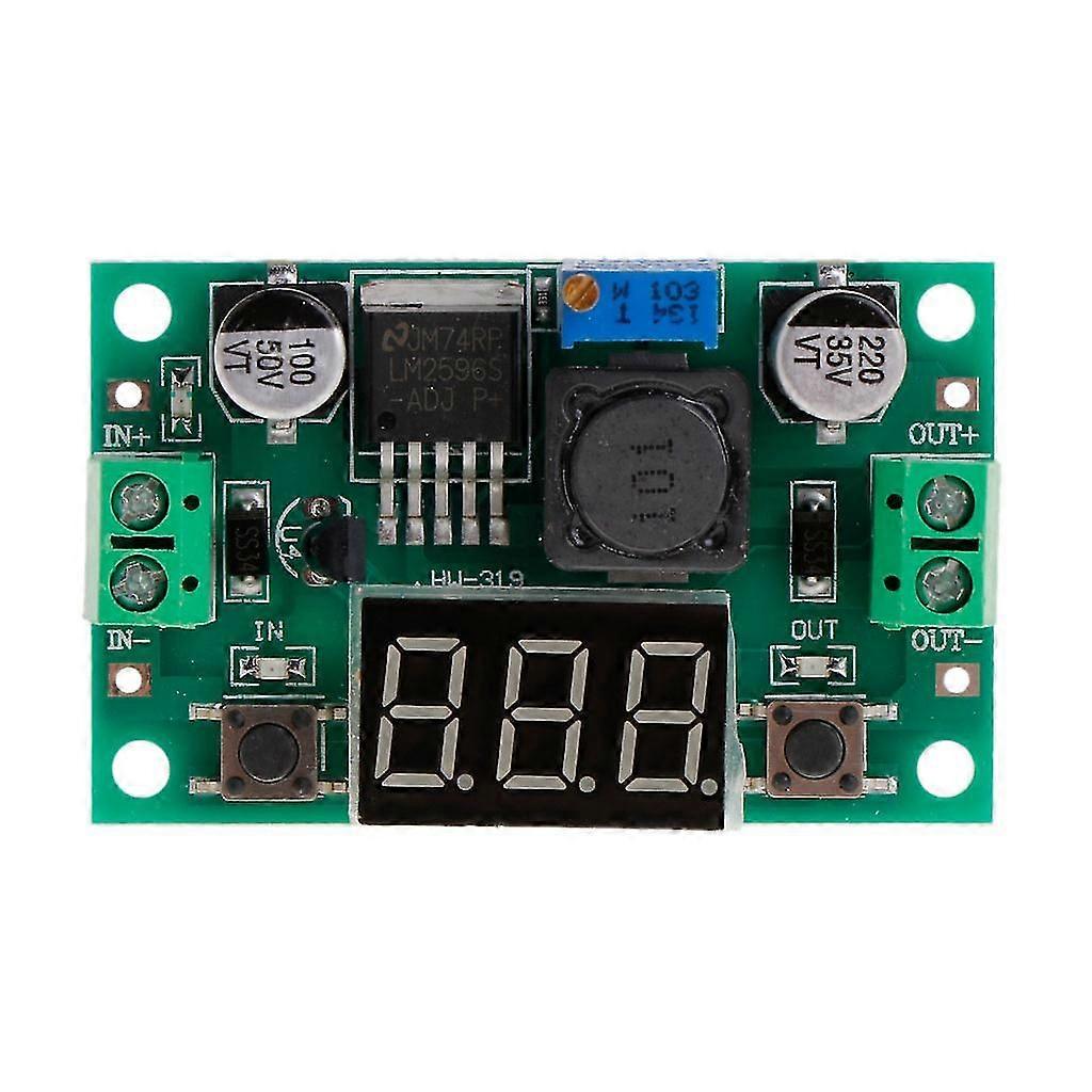 Led Voltmeter Step Down Converter Module + LM2596 DC-DC Voltage Regulator