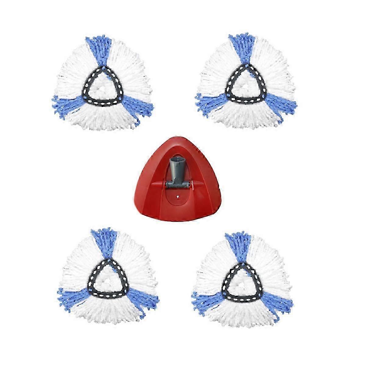 Replacement Accessories Suitable suitable for O- Swivel Triangular Mop Microfiber Cleaning Mop Cloth