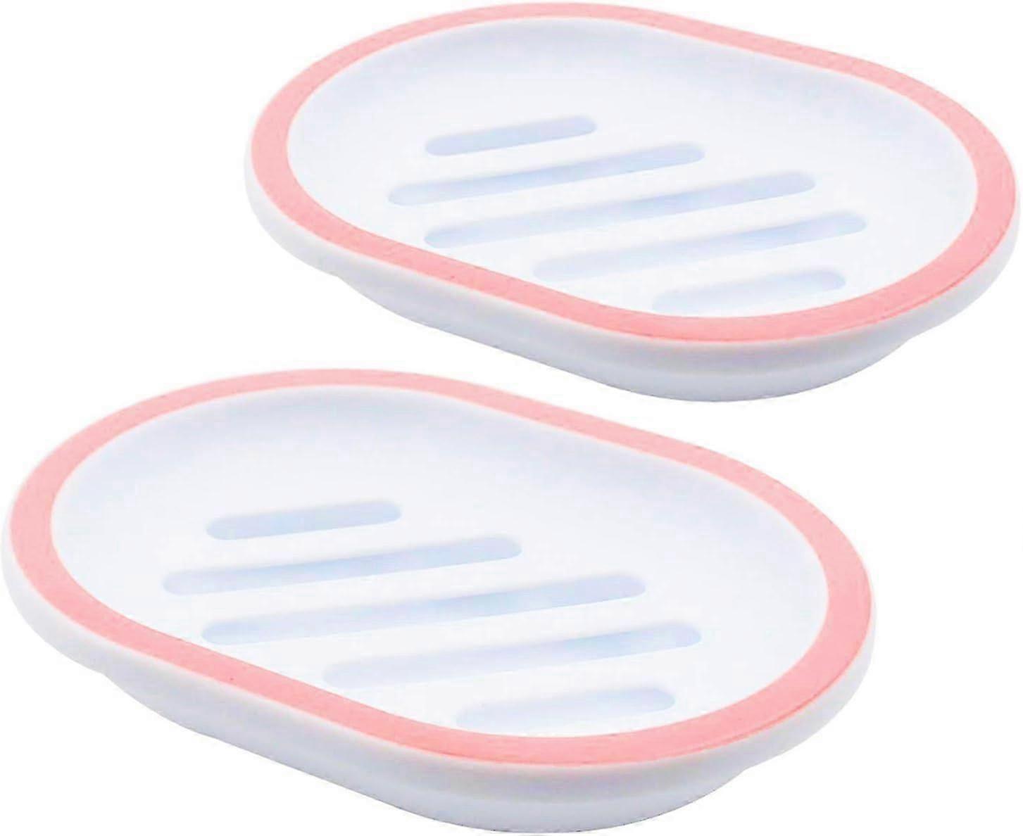 Soap dish for shower soap box, soap saver case holder with drain