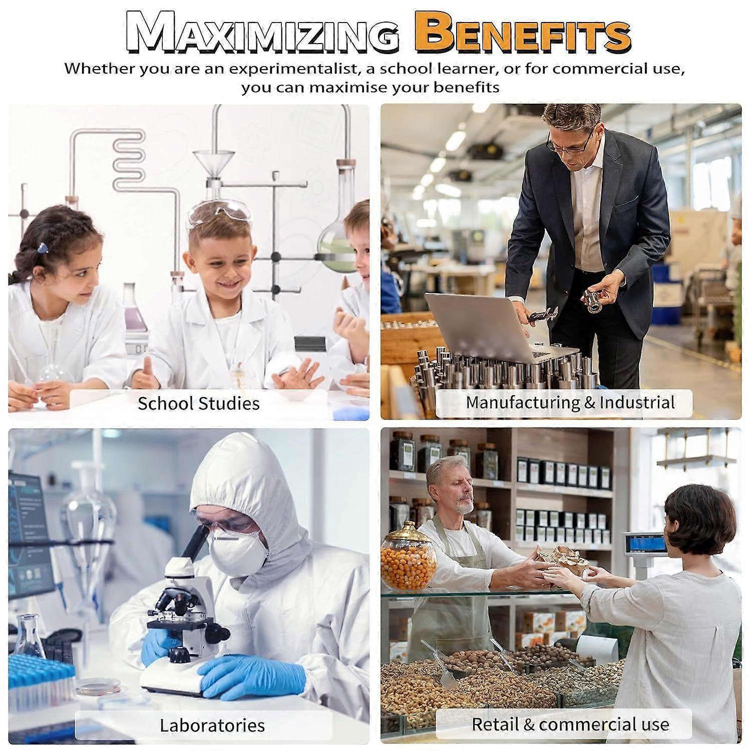 Mini Smart Weigh Portable Digital Gram Scale - High Precision 1000g Capacity with Multiple Weight Units and User-Friendly Features