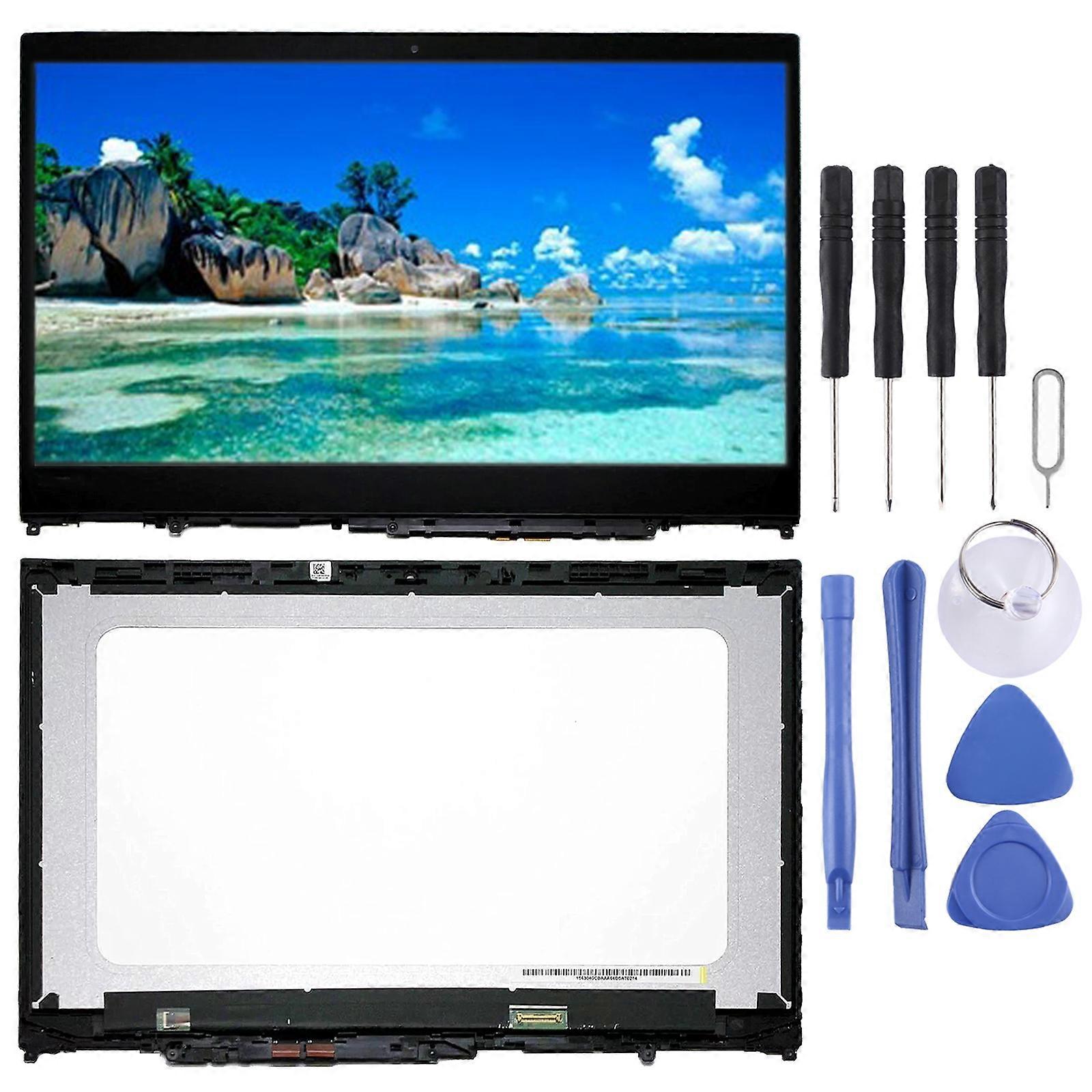 1920 x 1080 FHD LCD Screen for Lenovo IdeaPad Flex 5-15 / Yoga 520 Digitizer Full Assembly with Frame (Black)