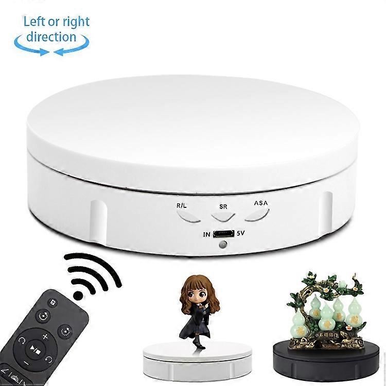 14.6cm Remote USB Electric Rotating Turntable Display Stand, Load: 10kg