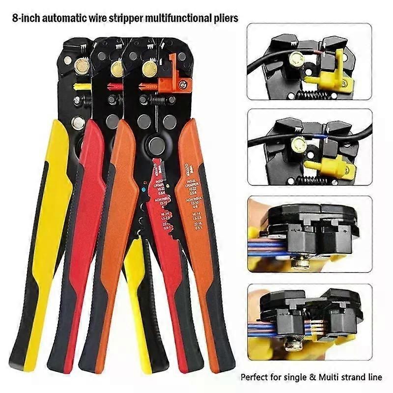 Crimper Cable Cutter Automatic Wire Stripper Multifunctional Stripping Tools Crimping Pliers Terminal Tool