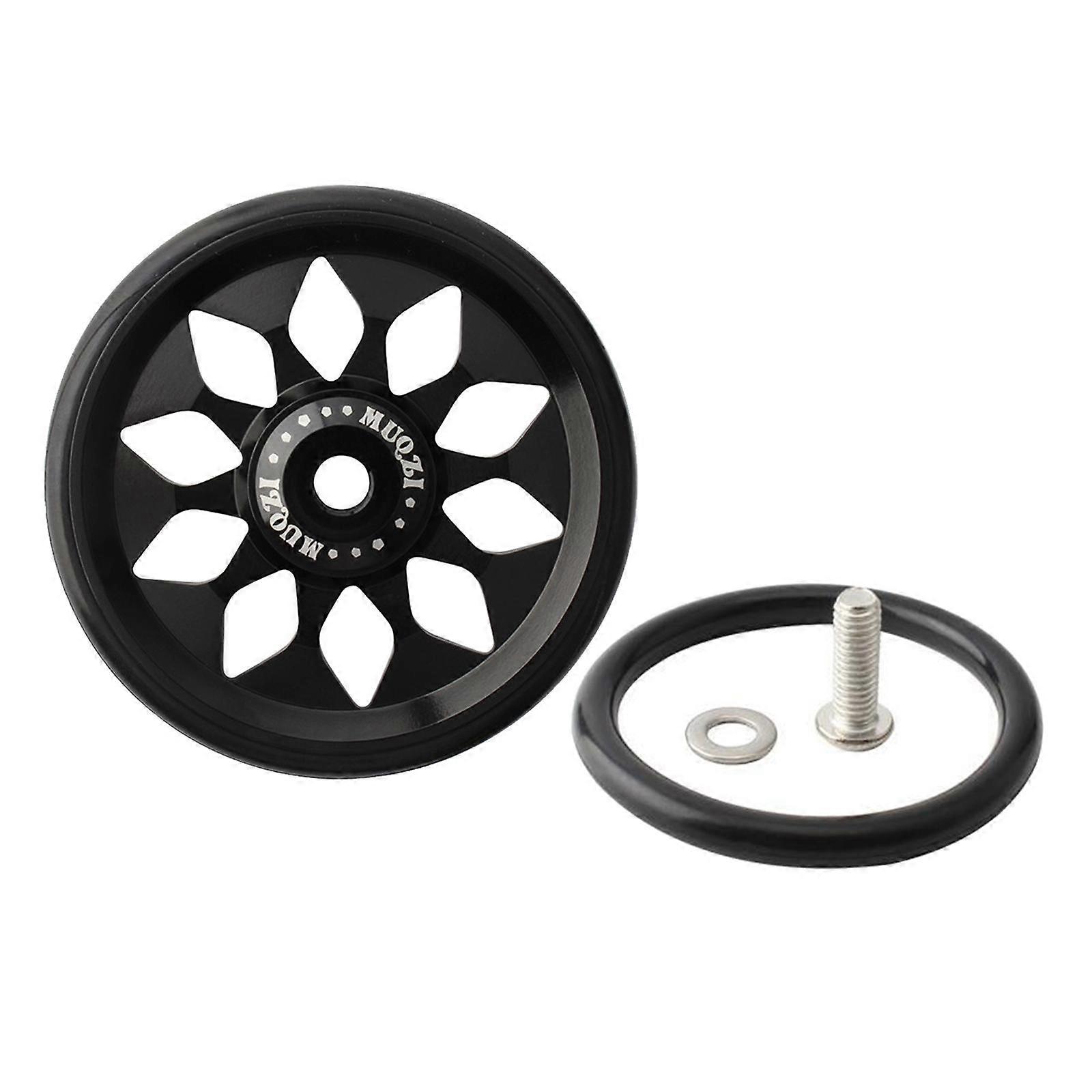 Roulettes Pliantes Easy Wheel EZ Wheels Pour Rack Brompton - Alu/Caoutchouc - Neuves