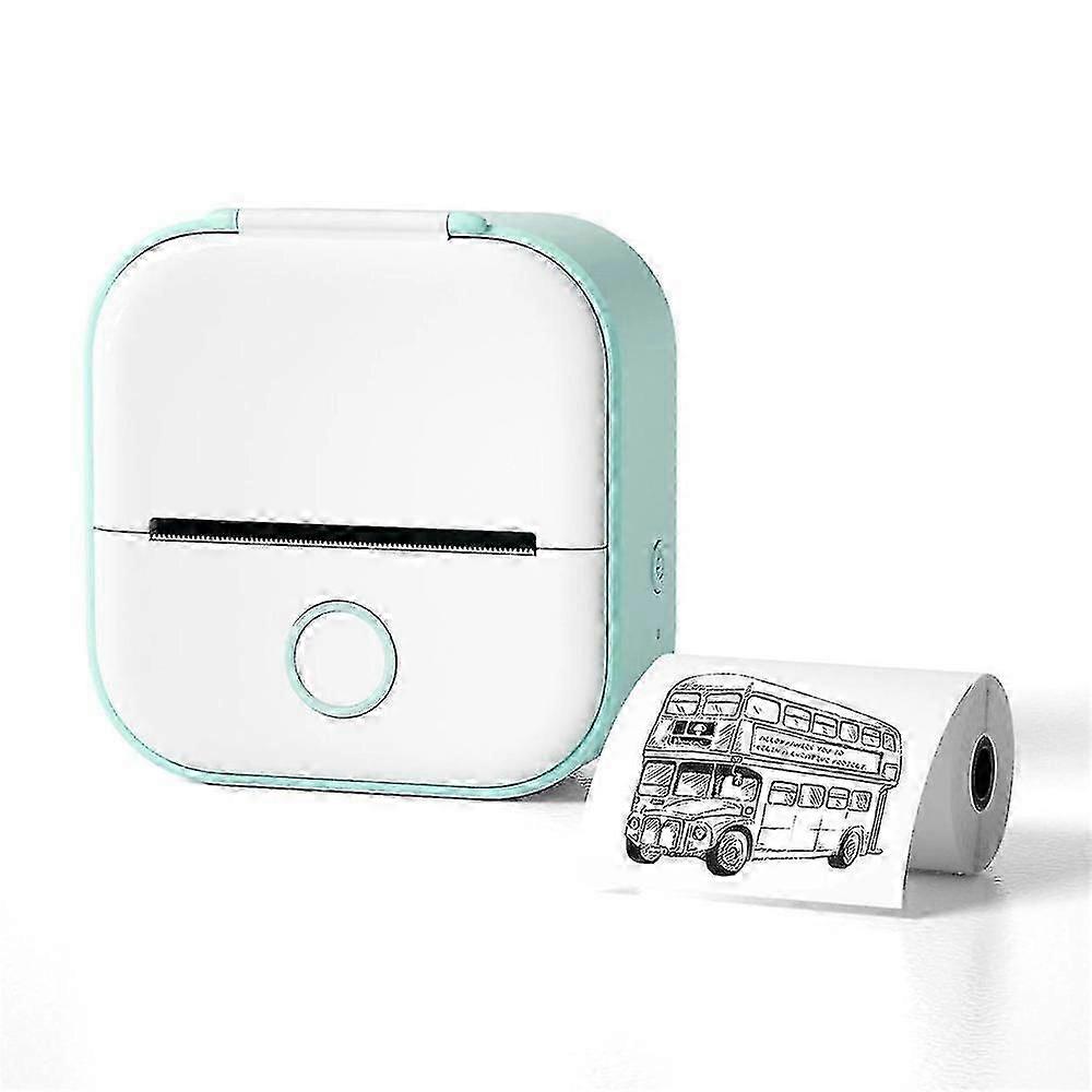 Mini Pocket Printer For Ios + Android, Portable Bluetooth Mobile Photo Inkless Pocket Printer Thermal Printer For Learning Assistance, Study Notes, Jo
