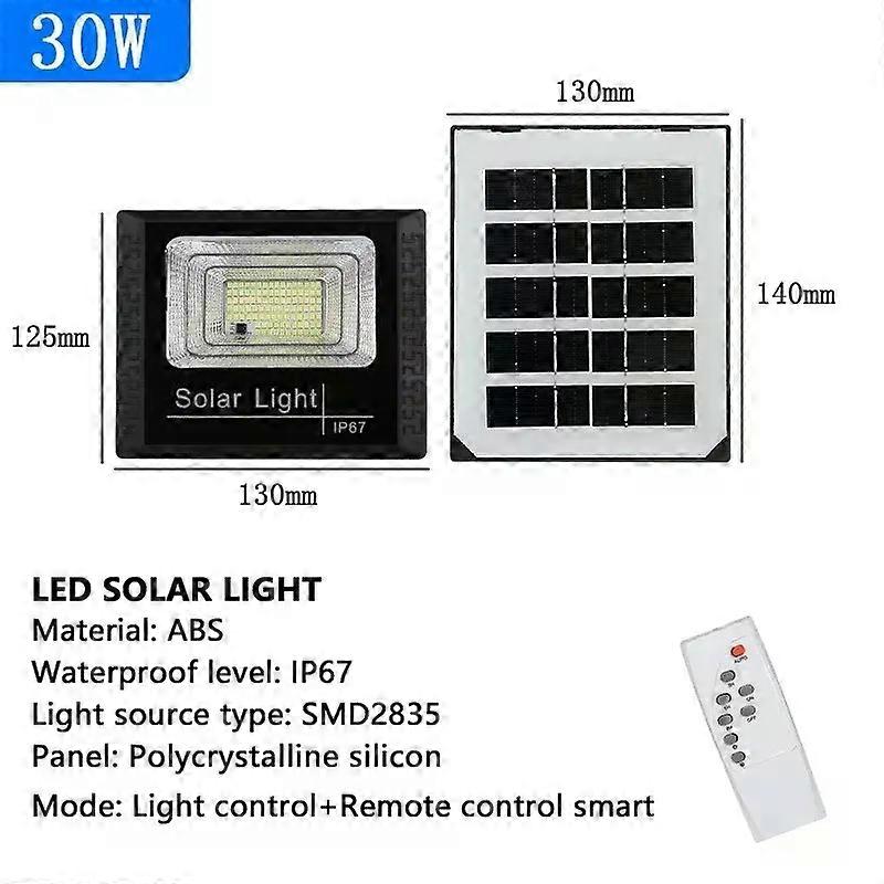 Solar Outdoor Lights High Brightness Waterproof Street Lamp Led Powered Sportlight with Remote Control