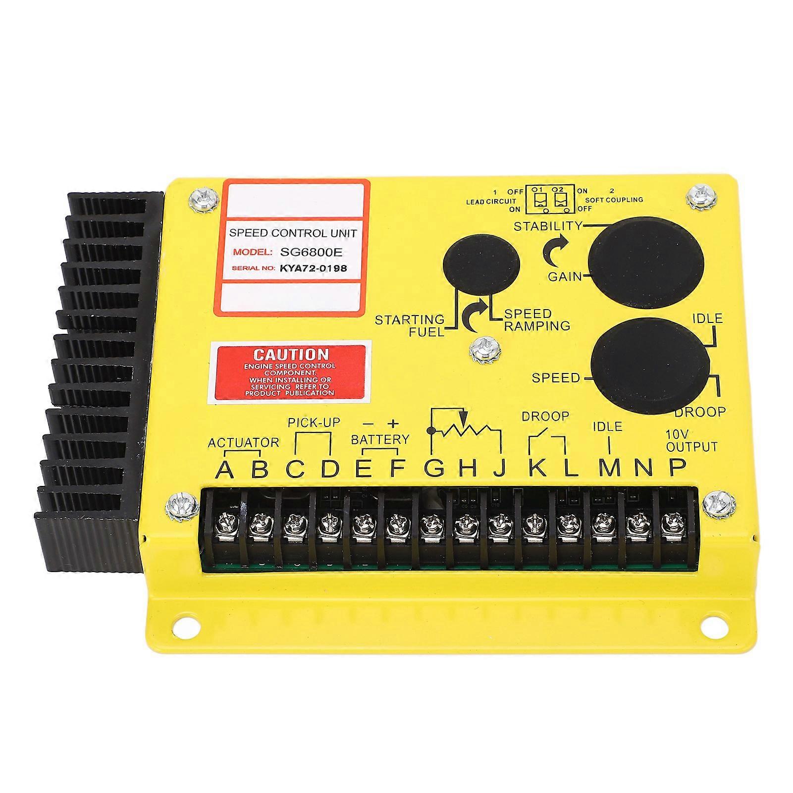 Diesel Engine Electronic Governor Controller High Power Generator Speed Control Board 3000rpm DC12V‑24V