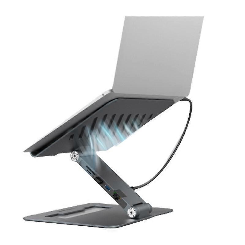Ergonomic Portable Laptop Stand Type-C Docking Station