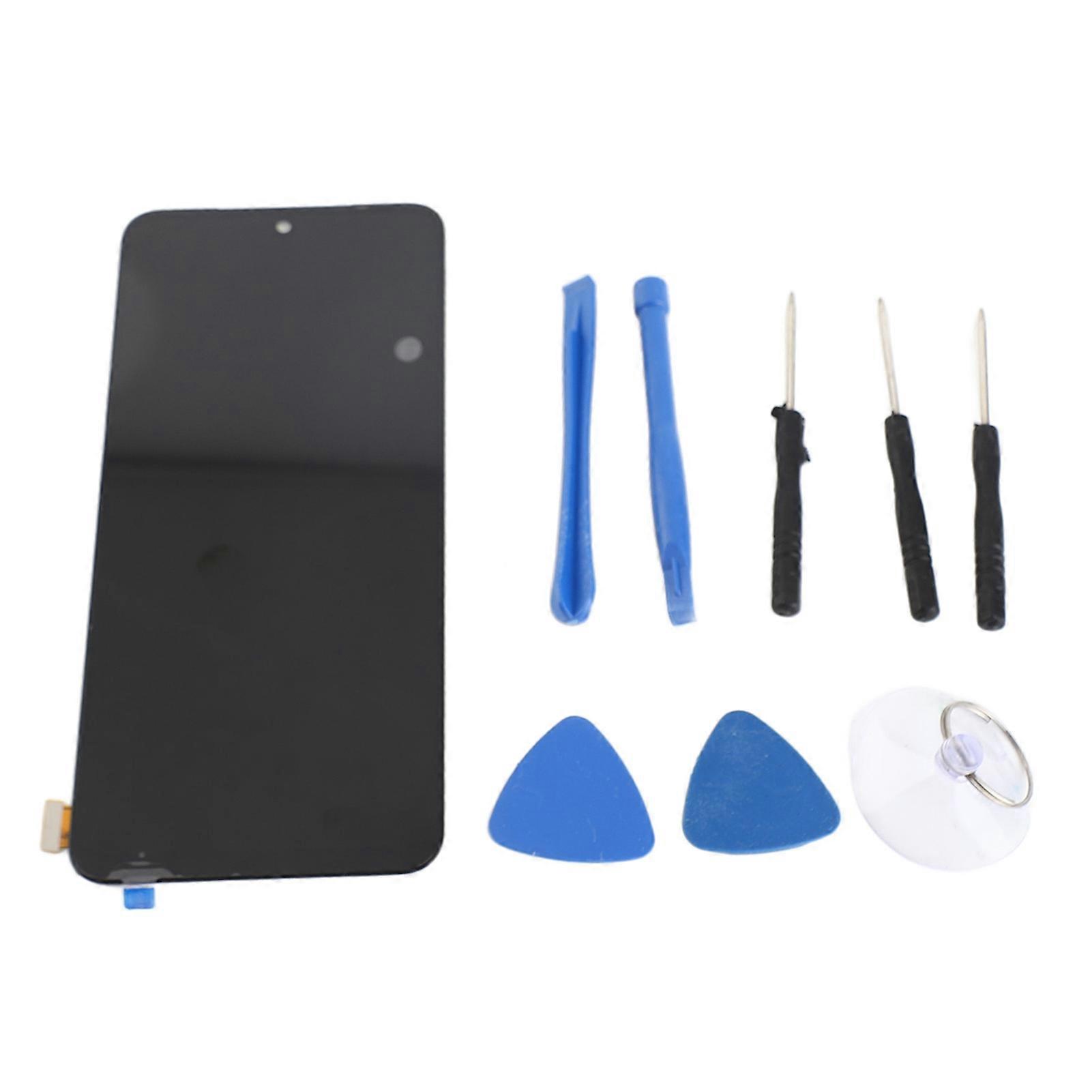 Screen and Digitizer Full Assembly Non Fingerprint Replacement LCD Display with Disassembly Tools for Note11 4G Note11S
