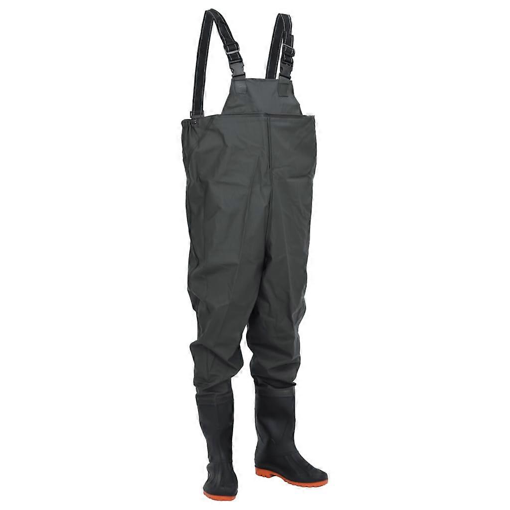Waders with Boots Dark Green Size 38