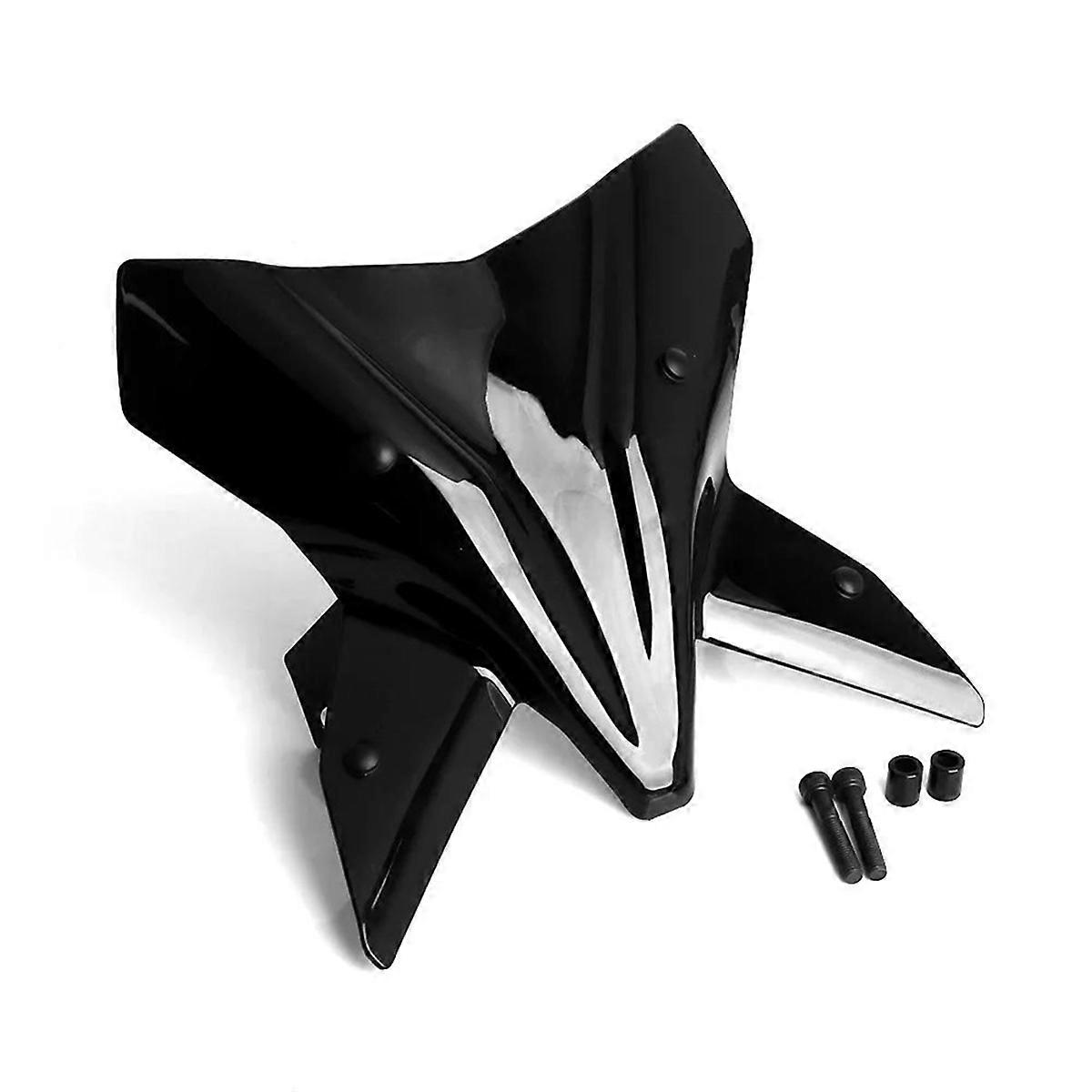 Motorcycle Sport Touring Visor Windshield Windscreen Black