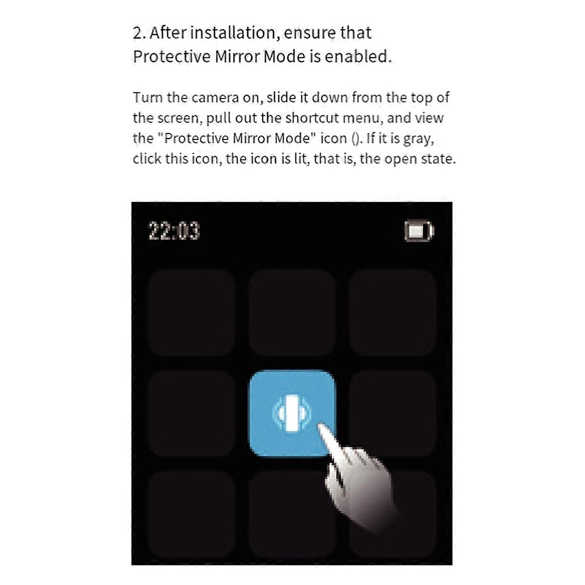Camera Glass Protective Mirror for Insta360 X4 Panoramic Camera