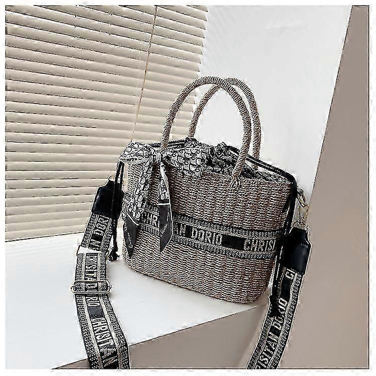 Straw Summer Large Woven Beach Bag