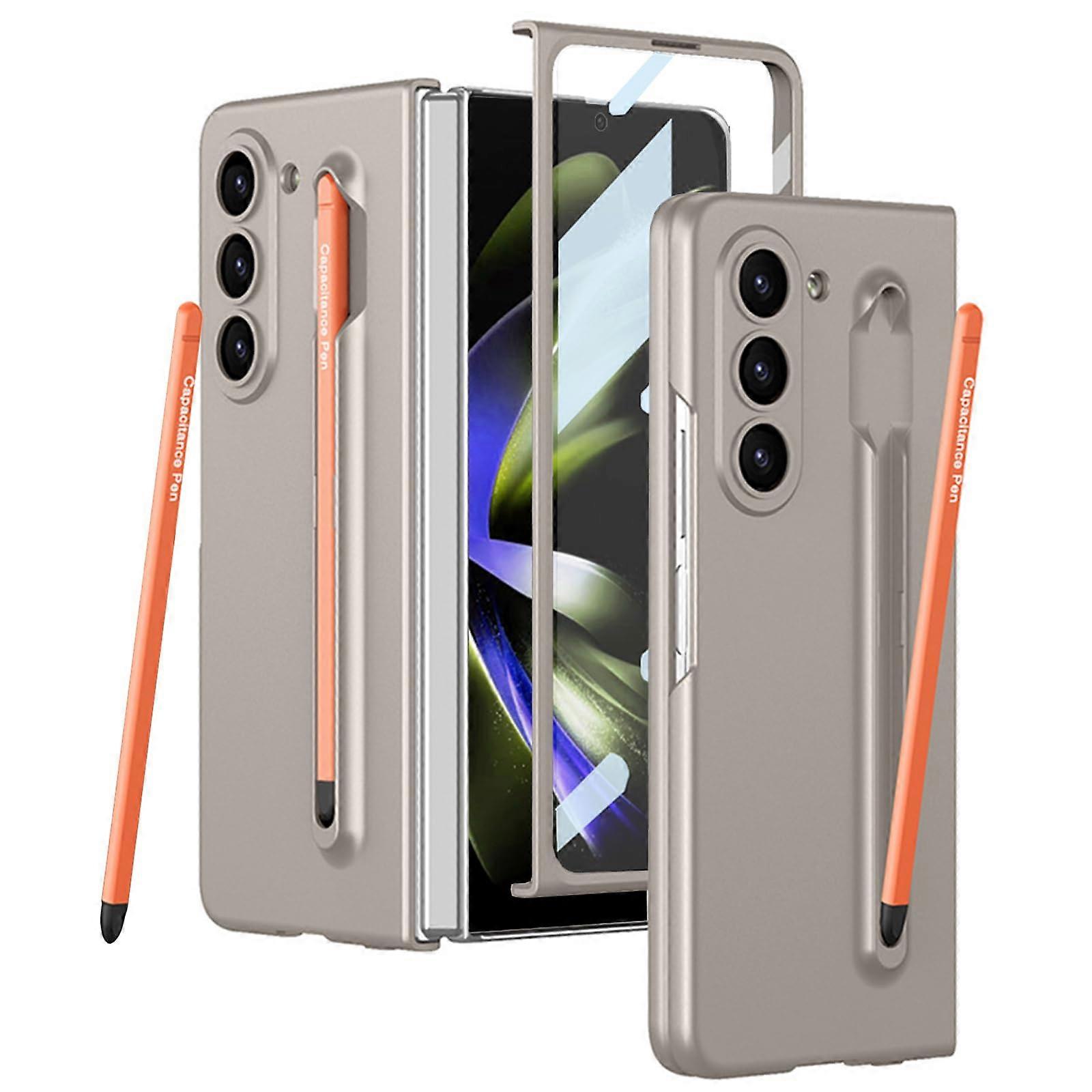 Ultra-Thin Drop-Proof Phone Case with Front Cover and Integrated Film for [Model/Size] - Durable Protective Shell