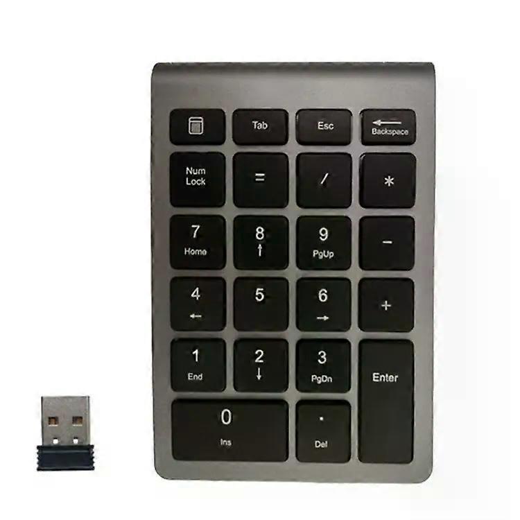 Wireless Mini Keyboard-22 Keys,2.4G Connectivity,Gray Color