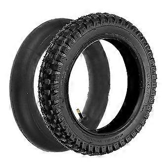 Pneu 12 1/2 x 2,75 + chambre à air pour moto 49 cc, mini-moto tout-terrain, scooter MX350 MX400, 12 pouces