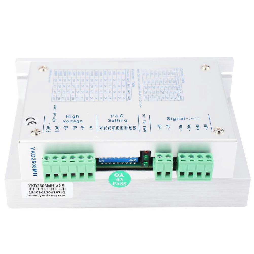 AC 18V-80V 2 Phase Stepper Motor Driver 350KHZ Stepping Motor Controller