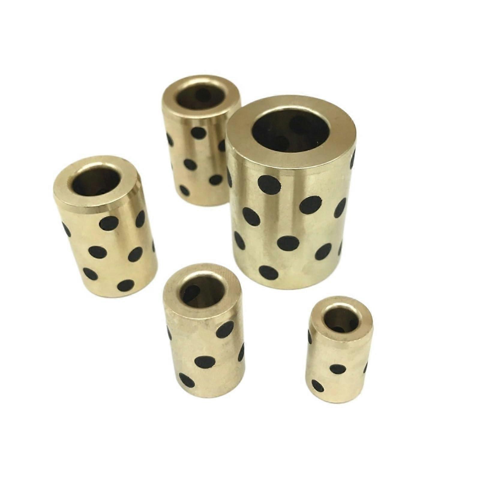 Linear Graphite Copper Set 4pcs 20x32x42mm Self-Lubricating Bearings LM20UU Copper Bearing Bushings