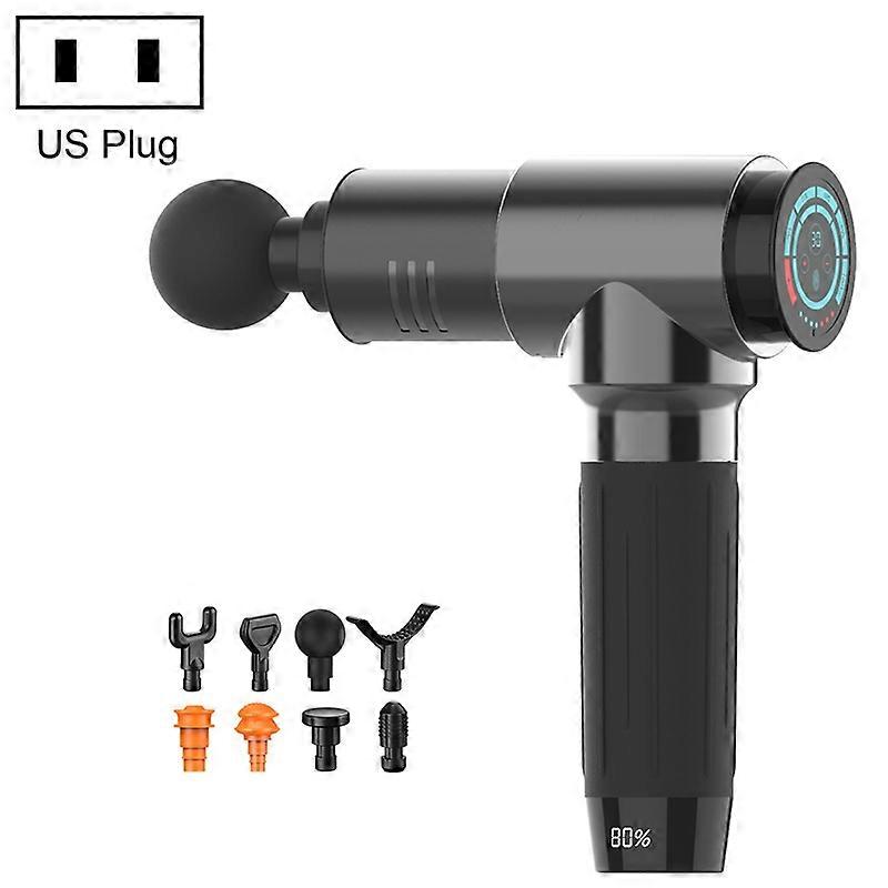 Y10 Fitness Massage Fascia Muscle Vibration Massager, Specification: 30 Gears Bright Gray