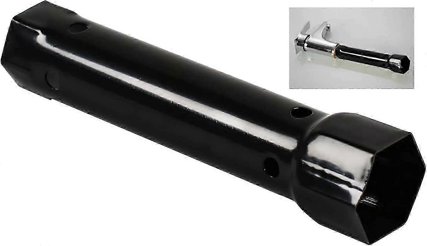 2 in 1 Socket Wrench,Coil,Basin,Faucet,Durable and Multi-Function(Carbon Steel,Black).