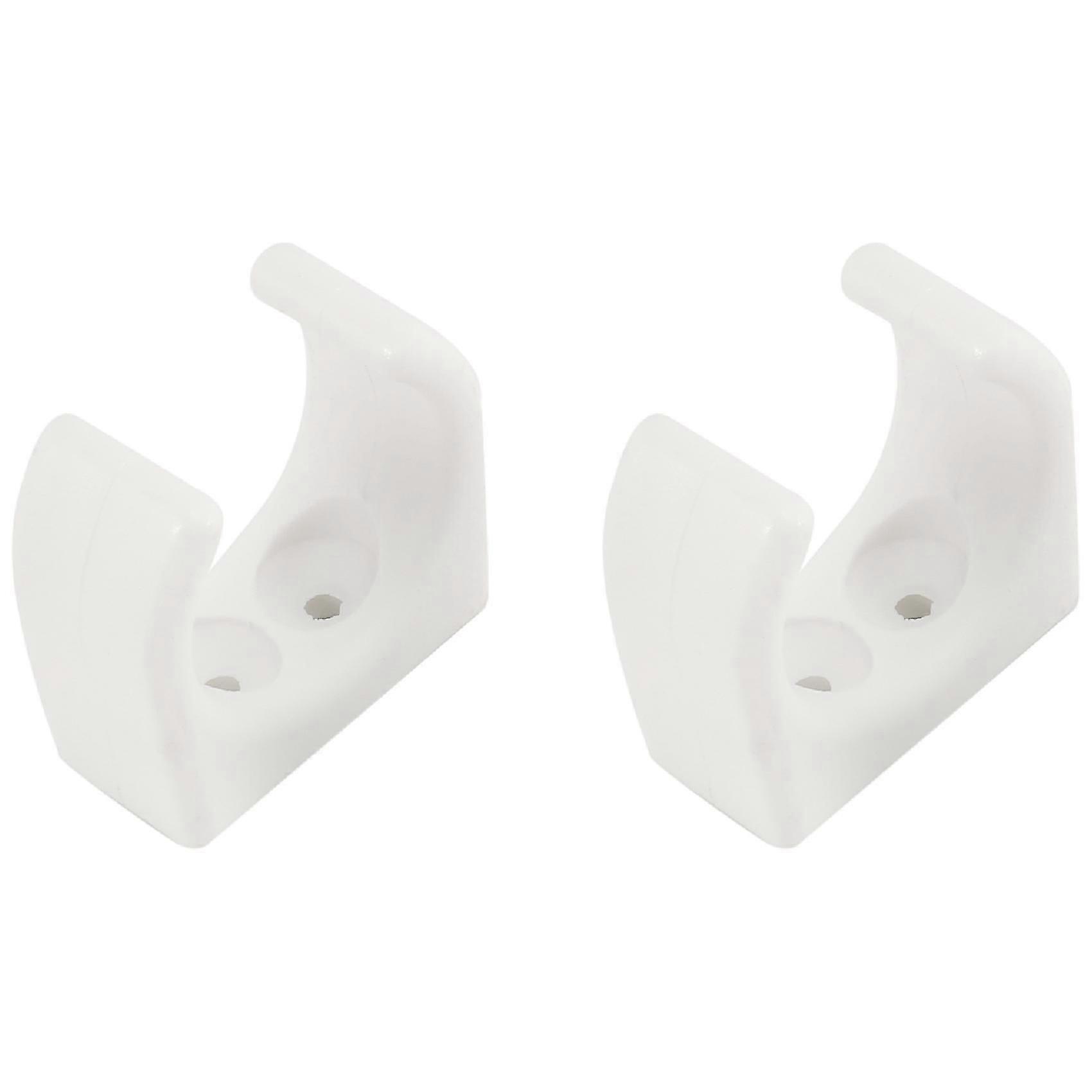 2 Pcs Nylon Ladder Clip Boat Hook Clip for Size 1-1/4Inch Diameter Per Set UV Marine Accessories Yacht Boat