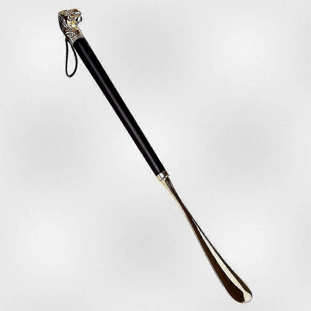 Încălțăminte din metal din alamă cu mâner lung Accesoriu practic pentru pantofi negru 58cm