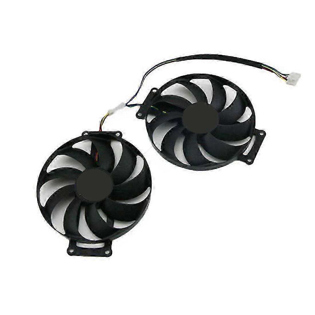 1Pair FDC10H12S9-C RTX 2060 SUPER 2070 GTX1660 Ti Cooling Fan for ASUS GTX 1660 1660Ti DUAL EVO OC R Edition 0710