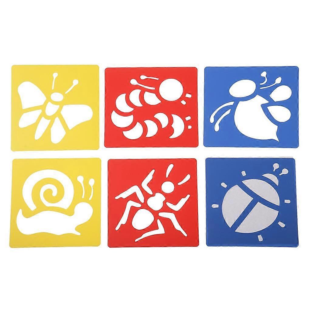 6pcs / Set The Ruler Drawing Stencil Stencil for DIY