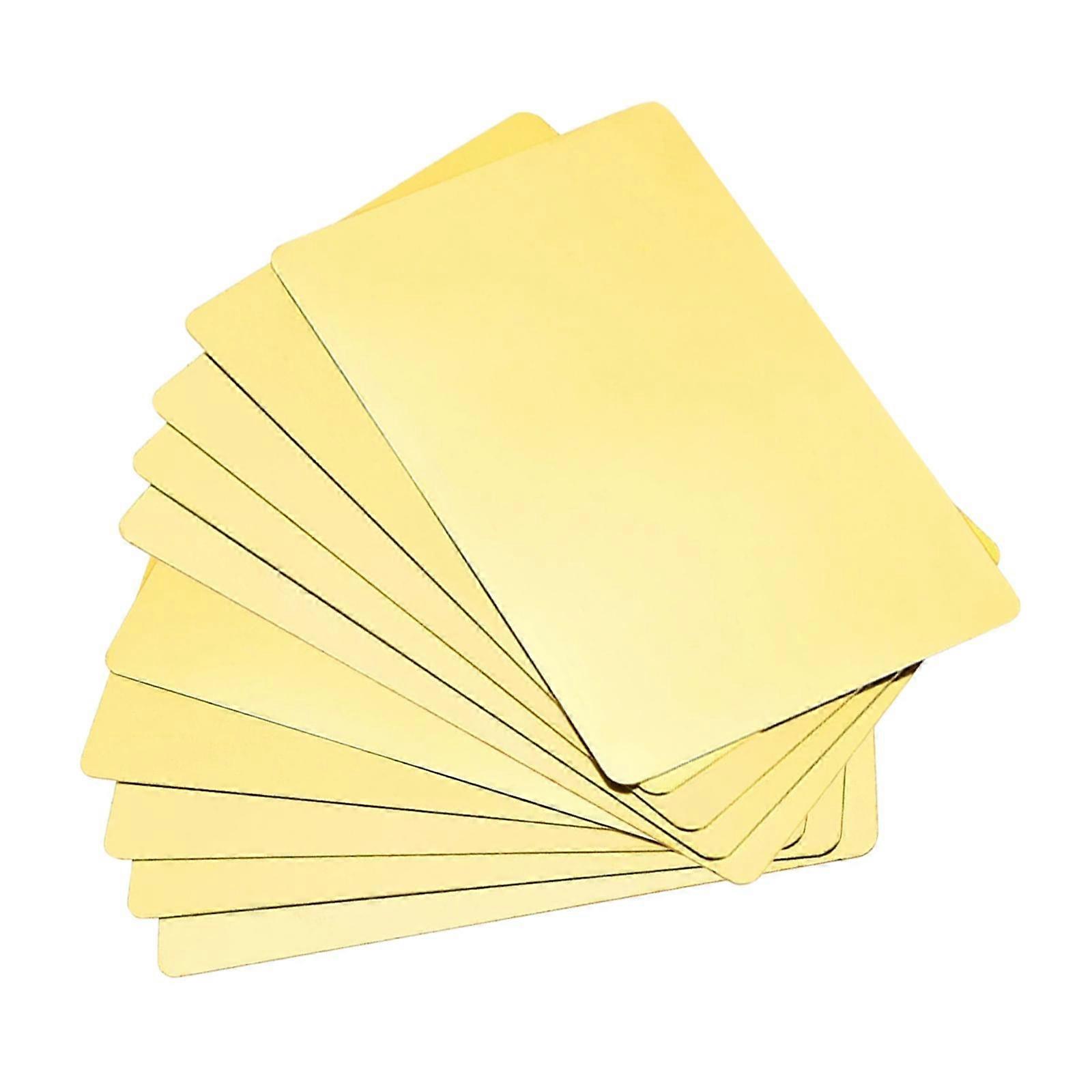 10Pcs Durable Sheets Aluminum Printing Heat Transfer Crafting Rectangle Thermal