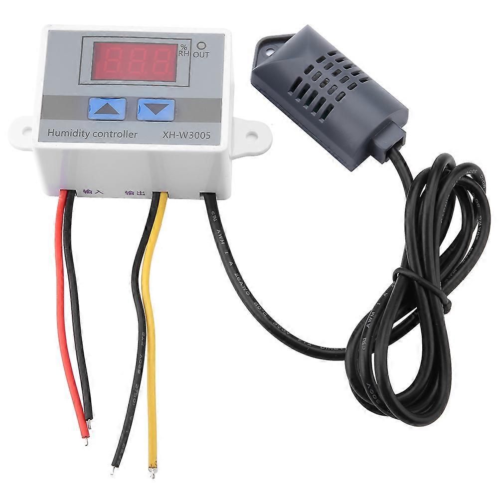 XH-W3005 Digital Hygrometer Switch Controller Humidity Sensor 0~99%RH 220V