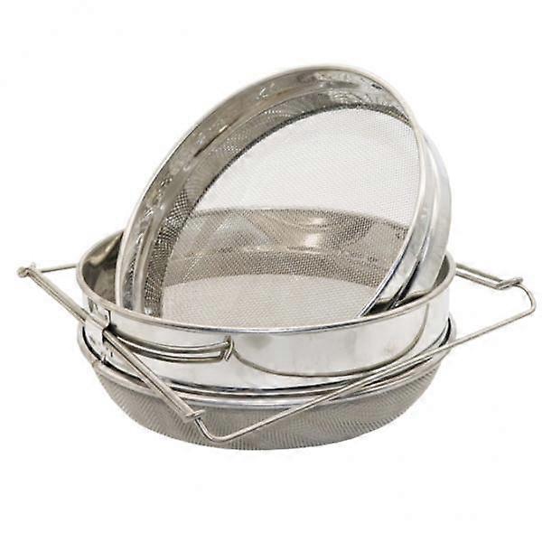 2x Double Layer Honey Filter Beekeeping Equipment Tool