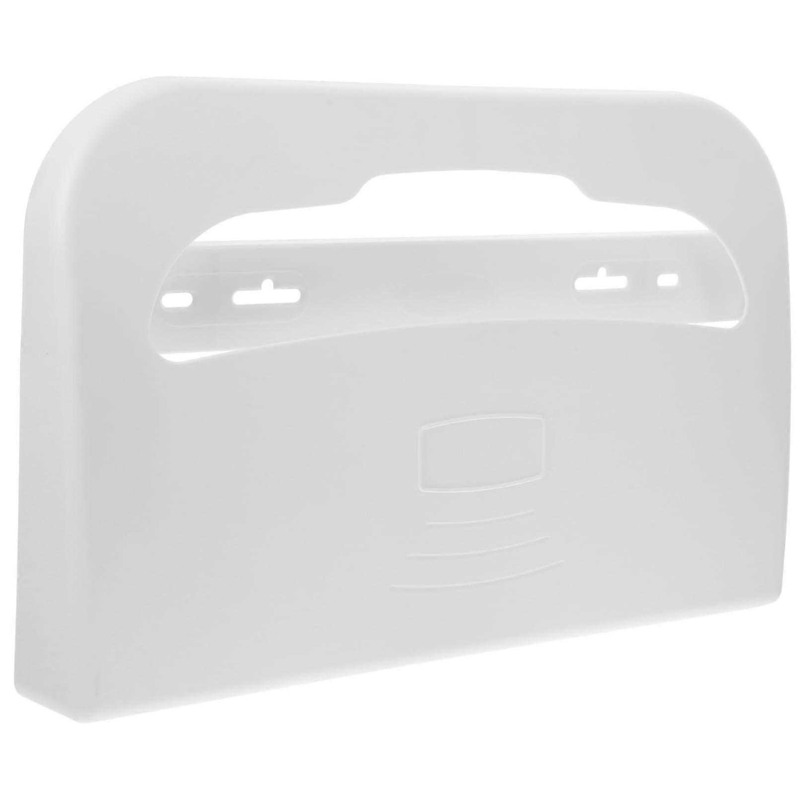 Toilet Seat Cover Dispenser Wall Mount Rack, Universal Fit Plastic Container Holder For Easy Access